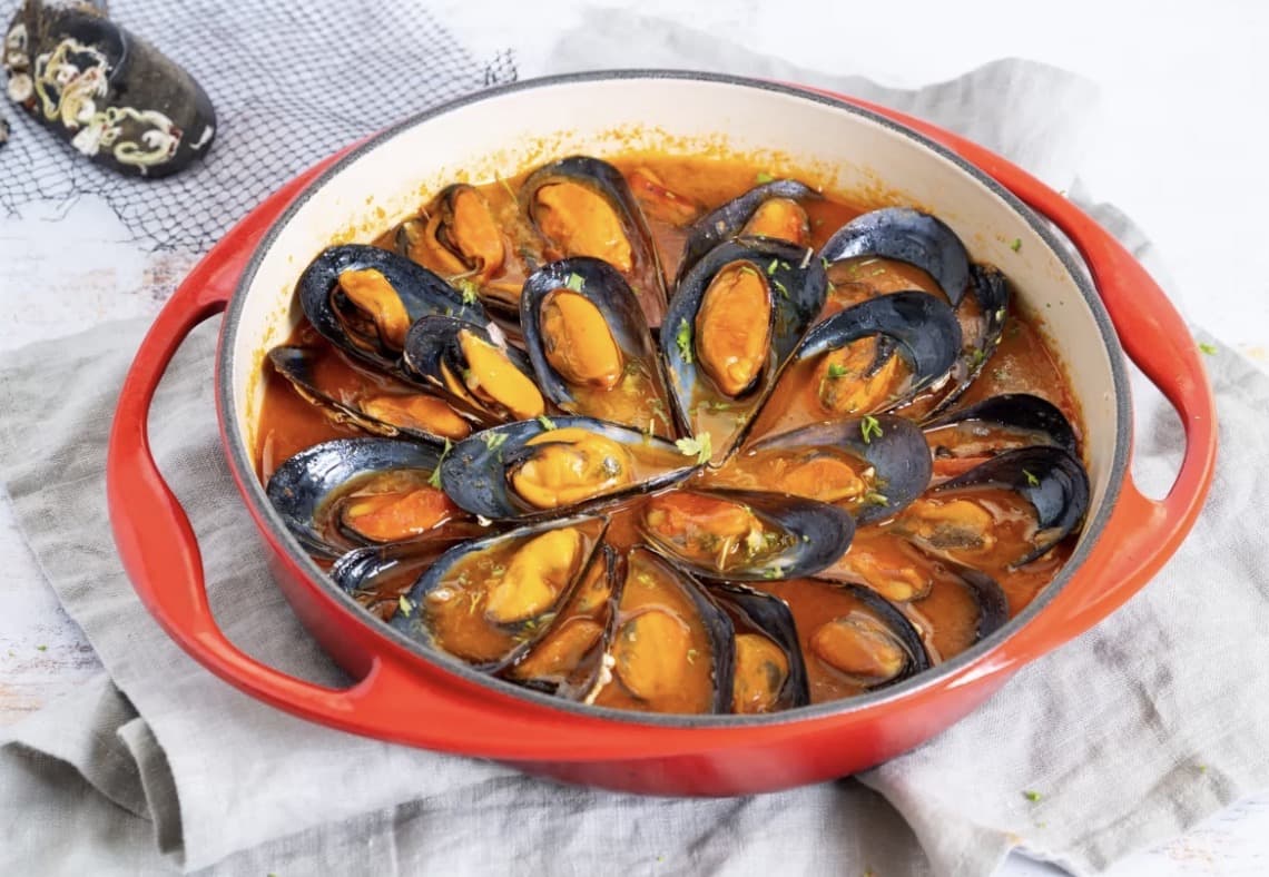 Mejillones a la marinera