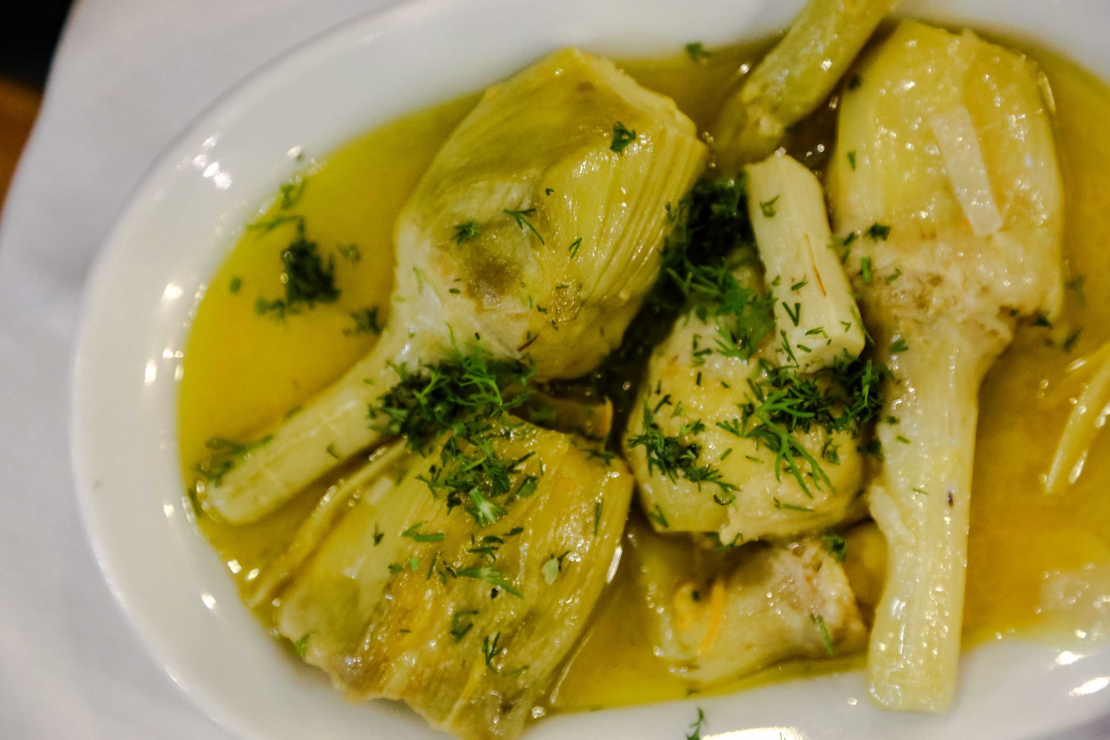 Alcachofas al horno
