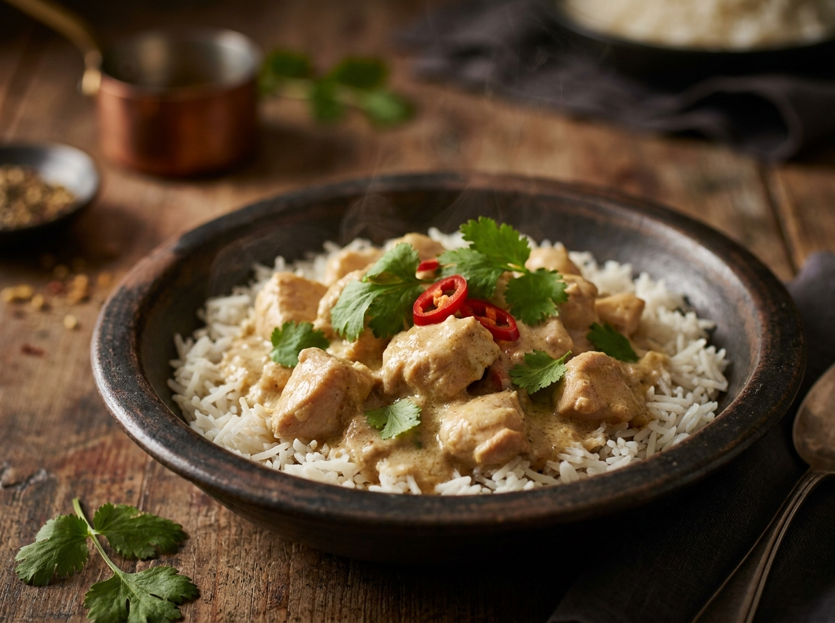 Curry de pollo