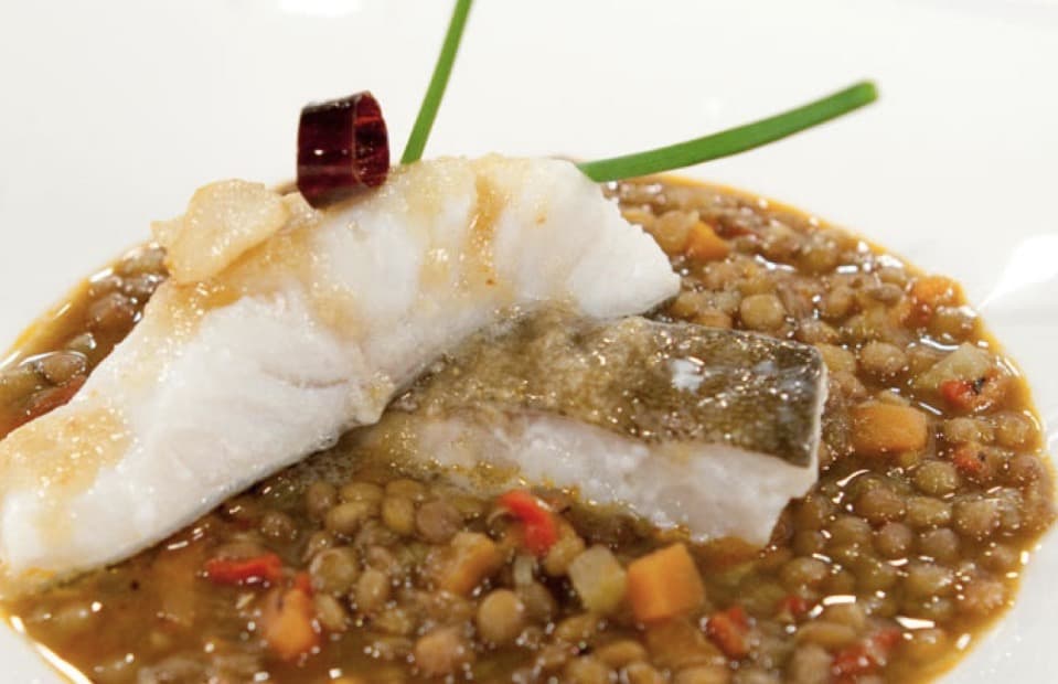 Lentejas con bacalao
