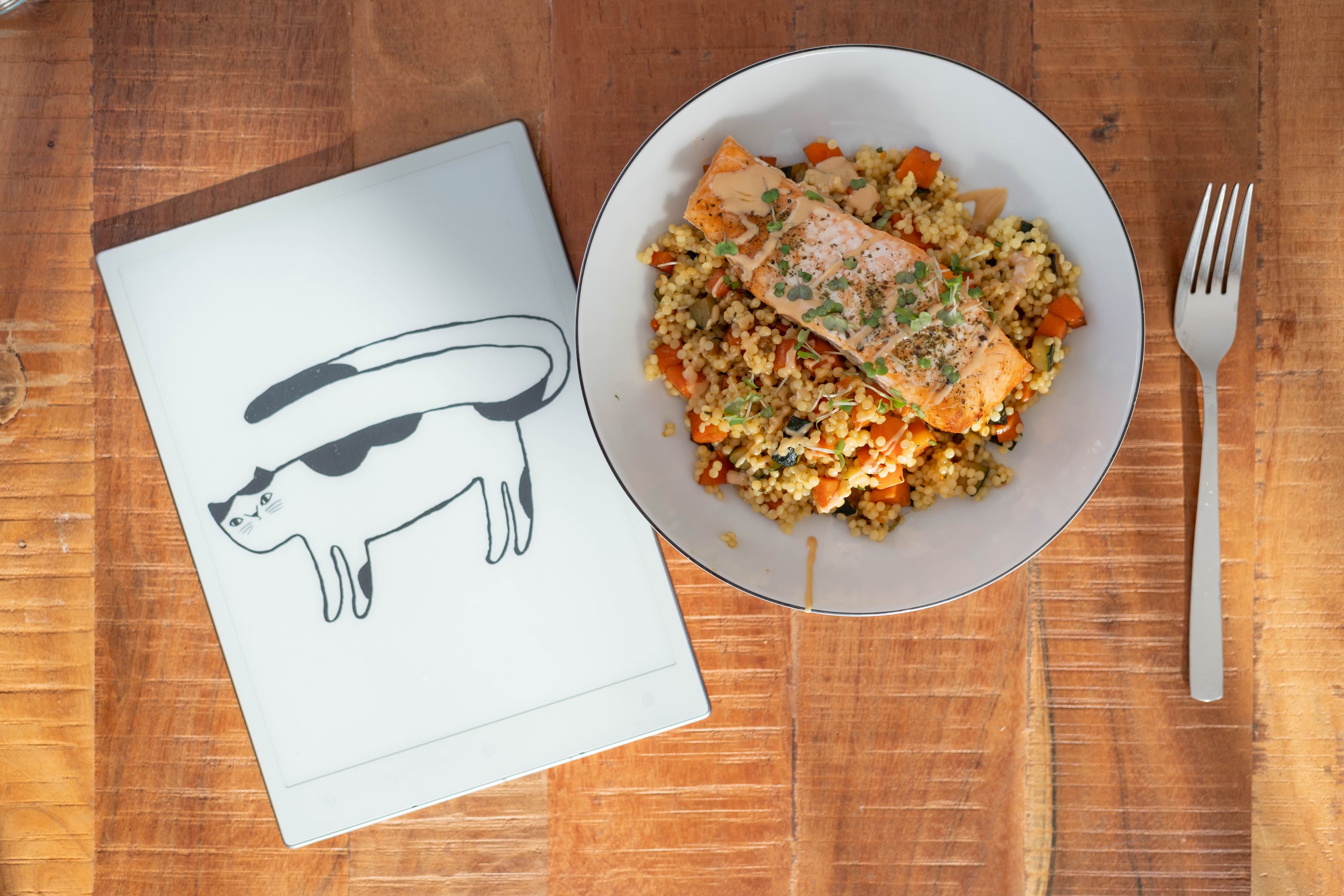 Salmon con cuscus